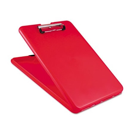 Saunders, SLIMMATE STORAGE CLIPBOARD, 1/2in CLIP CAPACITY, HOLDS 8 1/2 X 11 SHEETS, RED